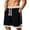Black, variant on BELTNOV Men's Casual Loose Basketball Shorts Elastic Waist Quick Dry Breathable Running Workout Shorts with Pockets Black