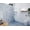 Chrome, variant on Vela 35 in. x 78 in. Glass Shower Panel - Single Fixed Panel