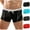 Black, variant on Dovford Men's Square Leg Swim Briefs Printed Swimsuit Athletic Swimwear Bathing Suit Swimming Trunks