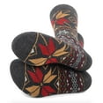 thumbnail image 3 of Urban-Peacock Men's Novelty Fun Socks - Fair Isle Vintage Winter - Charcoal - 1 Pair, 3 of 5