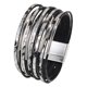 thumbnail image 5 of Pulsera para mujer Premium Fashion Fácil de usar Regalo con cierre magnético Versátil Negro, 5 of 9