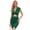 Green, variant on DAFEI Women's Front Cut Out Split Hem V Neck Short Sleeve Knit Bodycon Midi Dress Ruched Short Dresses Party Night Club Outfits