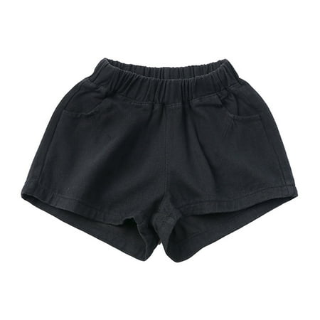 

Pedort Boys Workout Shorts Toddler Boys Summer Cotton Shorts with Pocket Baby Pull-On Casual Active Jogger Shorts Navy 130