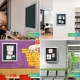 thumbnail image 2 of Ghent's Vinyl 24" x 18" 1 Door Enclosed Bulletin Board in Black, 2 of 7