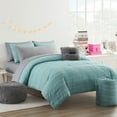 thumbnail image 2 of VCNY Home Ultimate Bedding Bundle 10-Piece Teal Seersucker Textured Bed in a Bag, Twin/Twin XL, 2 of 16