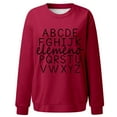 thumbnail image 4 of Women's Hoodless Sweatshirt Elemeno Kindergarten Teacher Long Sleeve Educational Pullover Tops for Early Learning Fashion, 4 of 4