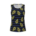 thumbnail image 4 of Fotbe Avocado Womens Loose Fit Casual Flowy Slim-Fit Tank Tops Athletic Round Neck Trendy Sleeveless Summer Tops for Gym and Yoga-X-Large, 4 of 9