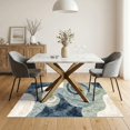 thumbnail image 3 of ODIKA 5'x7' Ultra-Soft Area Rug, Abstract Brushstroke Gentle Wave Balanced Composition Sage That None Washable, Bare feet friendly, Silk-Touch for Bedroom Home office, 3 of 7