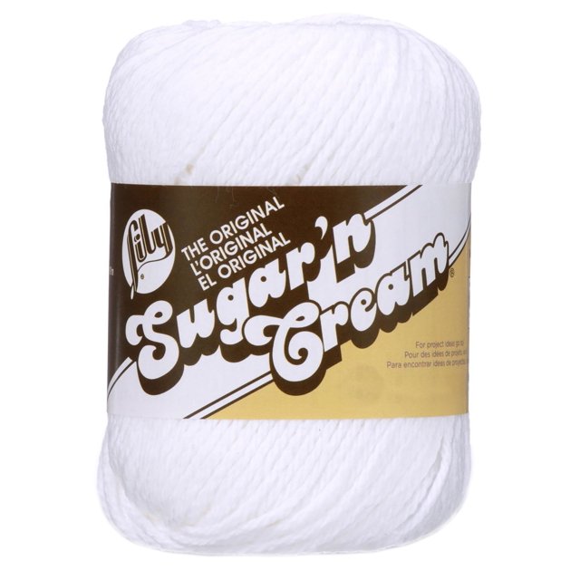 Lily Sugar'n Cream® le Fil Original, Coton #4 Moyen, 2,5oz/71g, 120 Yards