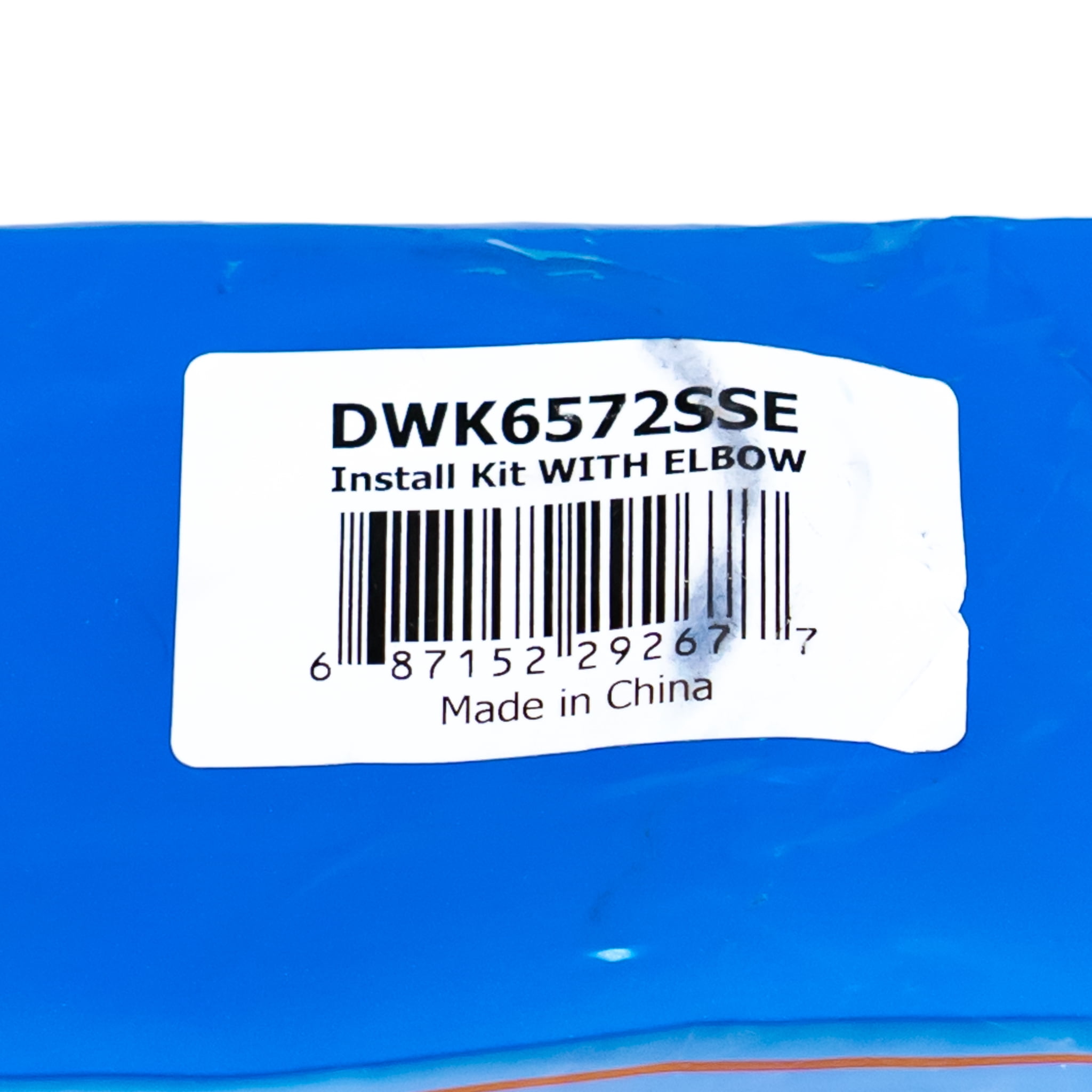 Dishwasher Line Install Kit with Elbow, 6' Stainless Steel Hose, DWK6572SSE