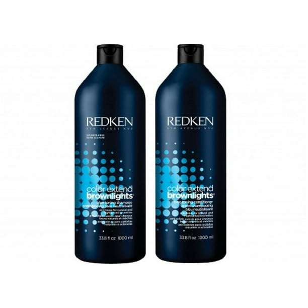 Redken Color Extend Brownlights Shampoo and Conditioner 1 Liter Duo Set