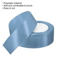 thumbnail image 3 of Uxcell Yards Double Face Decorate Crafts Roll Satin Ribbon Sky Blue, 3 of 6
