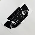 thumbnail image 5 of for Buick Verano AC Climate Control Black Button Repair Decal Sticker Set, 5 of 9