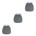 thumbnail image 1 of Guardoinrt Chair Cushion Pads Made With Polyester And Flax For Easy Cleaning And Durability Easy To Clean Chair Cushions Chair Pads darkgray 3Set, 1 of 6