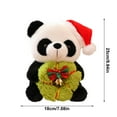 thumbnail image 4 of Panda Toys Christmas Cute Christmas Panda Souvenirs The Choice For All Ages Soft And Cute Toys Collectible Holiday Decorations. Pillow Case Home Decor, 4 of 7