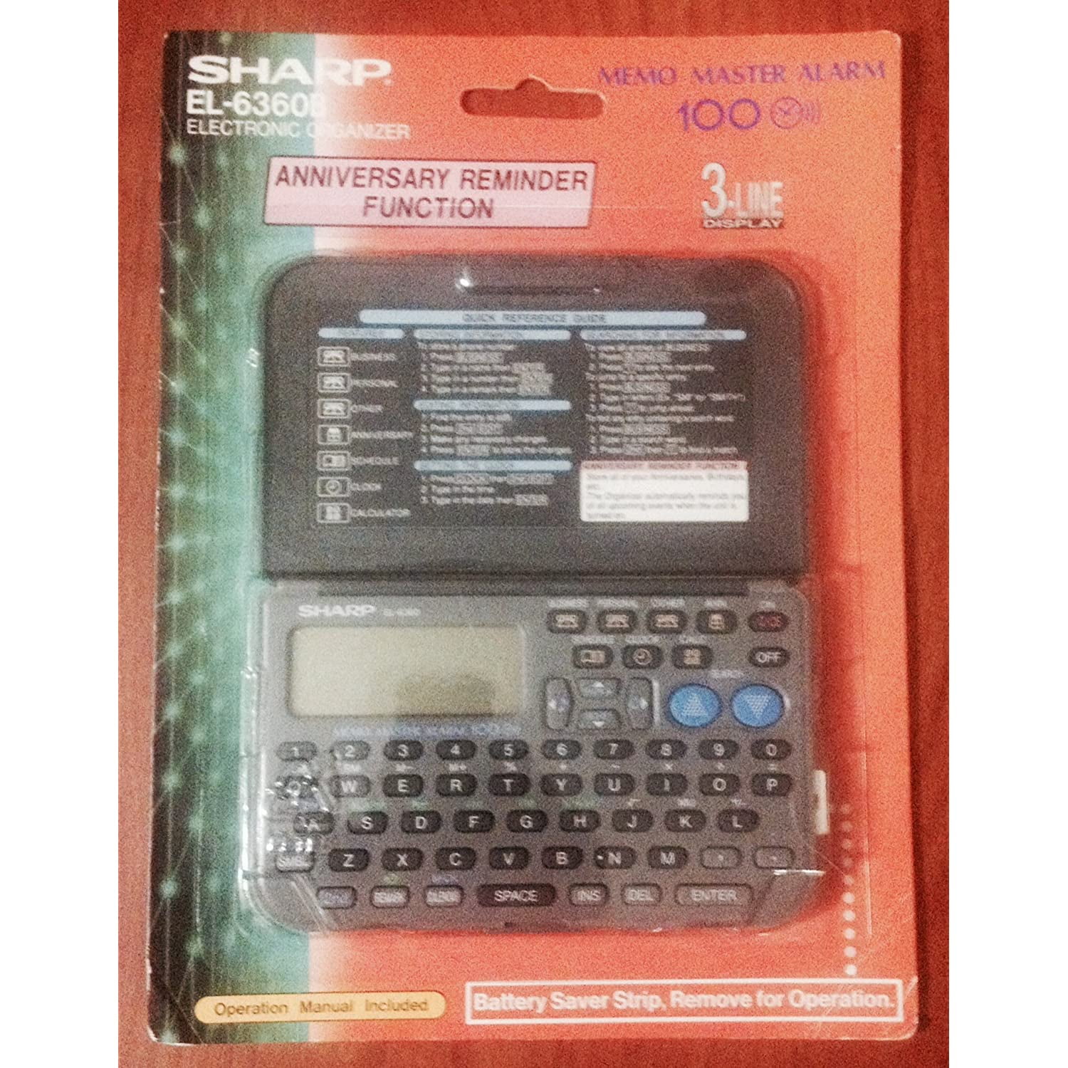 SHARP EL6360B Memo Master Personal Organizer