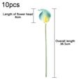 thumbnail image 2 of FloreceBien Calla Lily 10 Uds ramo de flores artificiales para boda novia ducha decoración del hogar Flor de lirios de imitación, 2 of 5
