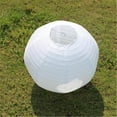 thumbnail image 1 of Exywaves White Paper Lantern Paper Lanterns Folding Chinese Paper Lanterns Wedding Party, 1 of 7