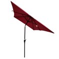 thumbnail image 5 of 6 X 9ft Patio Umbrella, Outdoor Waterproof Umbrella with Crank and Push Button Tilt, Rectangular Patio Umbrella for Garden, Backyard, Pool, Swimming Pool, Market, 5 of 7