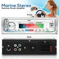 thumbnail image 6 of Pyle PLMRB39W PLMRB39W Marine Single-DIN Digital Receiver with Bluetooth and Remote, 6 of 7