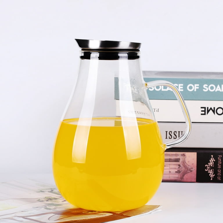 Graphic Orange Slice 32oz Juice Carafe/decanter With Bonus 