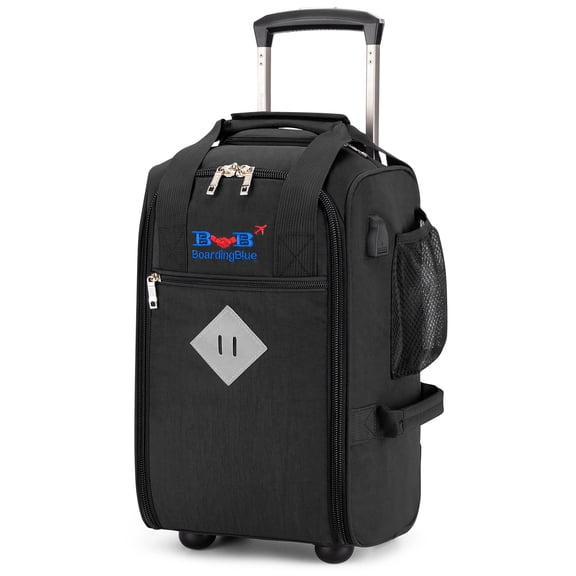 17" Rolling Personal Item Under Seat Duffel for United Airlines