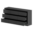 thumbnail image 2 of MONSLIPA 9 Drawer Chest of Drawers, Modern Wooden Storage Dresser for Bedroom Hallway, Black, 2 of 6