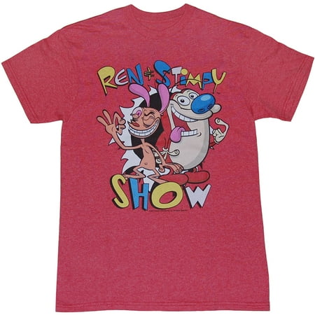 Ren and Stimpy Show T-Shirt (Ren And Stimpy Man's Best Friend)
