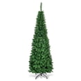 thumbnail image 4 of Costway 200 cm Árbol de Navidad Artificial Abeto de Bisagra Iluminado con 708 Ramas con 250 Luces Led Coloreadas Base Plegable de Metal, 4 of 7