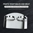 thumbnail image 5 of Kitchen Finger Hand Protector Guard Stainless Steel Chop Slice Shield Cook Tool` J9W5, 5 of 9