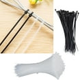 thumbnail image 4 of Xingzhi 100pcs Cable Ties 3x150mm Reusable Standard Self-locking Plastic Nylon Wire Zip String Tie,Black, 4 of 8