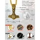 thumbnail image 5 of Collar FaithHeart Gold Mjolnir con colgante Mjolnir de acero inoxidable vikingo nórdico, 5 of 9