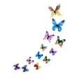 thumbnail image 4 of 12 pegatinas de pared de mariposas luminosas 3D, decoración de pared, decoración decorativa del hogar, pegatinas de arte de pared para habitación infa Vistoso, 4 of 8