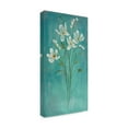 thumbnail image 2 of Trademark Fine Art 'White Flowers Over Blue 2' Canvas Art by Pablo Esteban, 2 of 3