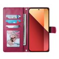 thumbnail image 4 of For Xiaomi Redmi Note 13 Pro 4G Poco M6 Pro 4G Case Rhombus Stitching Wallet Stand Leather Phone Cov, 4 of 5