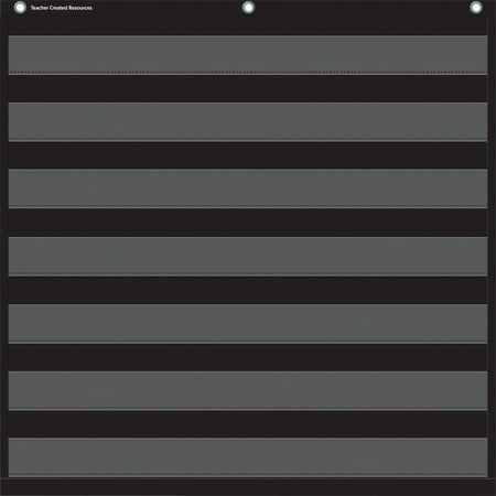 Teacher Created Resources, TCR20740, Black Pocket Chart, 1 (Best Program To Create Organizational Chart)