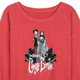 thumbnail image 2 of Corpse Bride - Tim Burton - Victor & Emily's Wedding - Women's Lightweight French Terry Pullover, 2 of 5