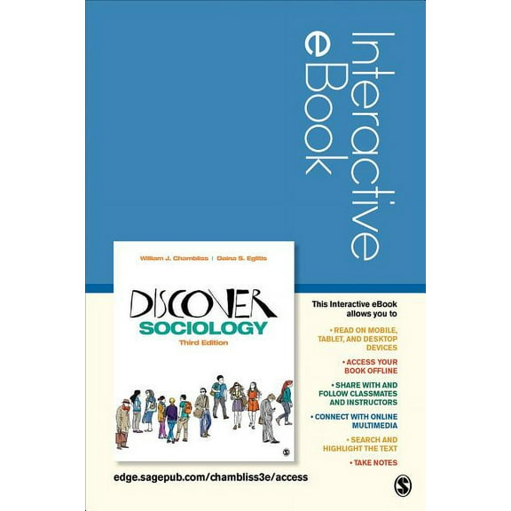 Discover Sociology Interactive eBook (Hardcover) by William J Chambliss, Daina S Eglitis