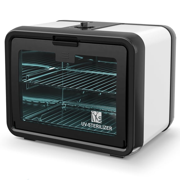 SalonDepot Désinfectant UV Armoire Boîte de Désinfection Professionnelle Capacité 8L pour Outils de Salon, Ensemble de Manucure, Téléphone Intelligent et Usage Domestique