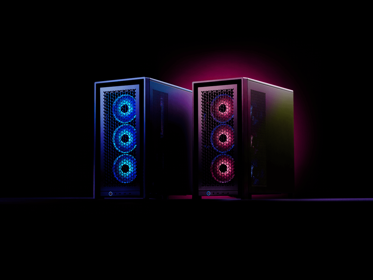 CORSAIR FRAME 4000D Modular High Airflow Mid-Tower PC Case, Vault Series - Nova - Fully Customizable Design - InfiniRail Fan Mounting System - Fits Multiple 360mm Radiators - ASUS BTF -Nova