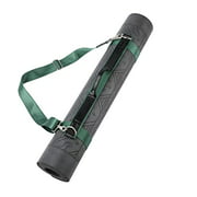 Yogi Bare Yoga Strap for Carrying Mat - Adjustable Yoga Mat Carry Sling Vegan Leather & Nylon - Yoga Accessories & Equipment for Travel - Green