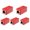red, variant on YOPTOP Ethernet Connectors Rj45 Coupler Ethernet Cable Extender Female To Female Network Coupler Network Female Adapter(Pack Of 5),red