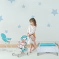 thumbnail image 6 of Complete 3 Piece Baby Doll Nursery Set, Blue/White, 6 of 12