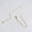 Gold, variant on 925 Sterling Silver Tiny Teardrop Threader Ear Thread Pull Throug Earrings A4461-Gold