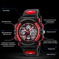 thumbnail image 3 of Waterproof Children Digital Watch With Dual Movement, Soft PU Strap, LED Display For Boys And Girls, 3 of 8