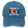 thumbnail image 2 of Canada Is Not For Hat Vintage Cotton Washed Baseball Caps Adjustable Dad Hat Crazy Funny Custom, 2 of 6