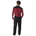 thumbnail image 3 of Star Trek The Next Generation Mens' Picard TNG Uniform Starfleet Federation Costume Sleepwear Lounge 2-Piece Pajama Set, 3 of 6