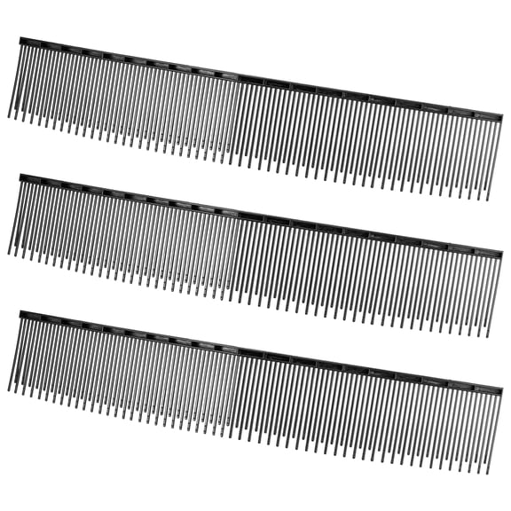 KFFKFF 3-Pack Lawn Sweeper Brush Replacement, Compatible with 26-inch Lawn and Leaf Collectors, Yard Sweeper Brush Paddle with Sturdy V-Shaped Bristles for Efficient Grass and Leaf Collection