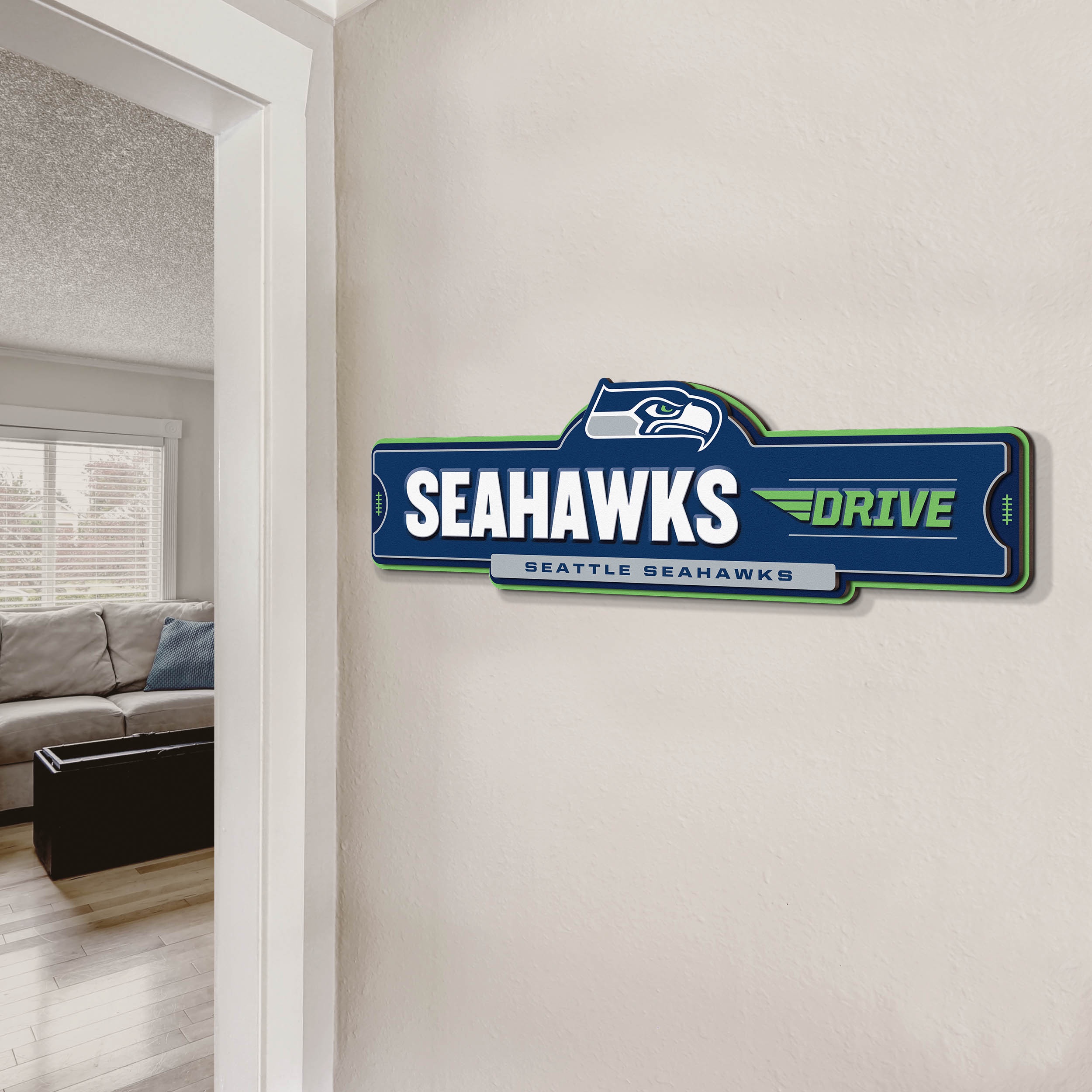 YouTheFan NFL Seattle Seahawks Street Sign