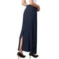 thumbnail image 3 of INSPIRE CHIC Work Pencil Skirt for Women's High Waist Pockets Slip Back Office Midi Bodycon Skirts XS Dark Blue, 3 of 6